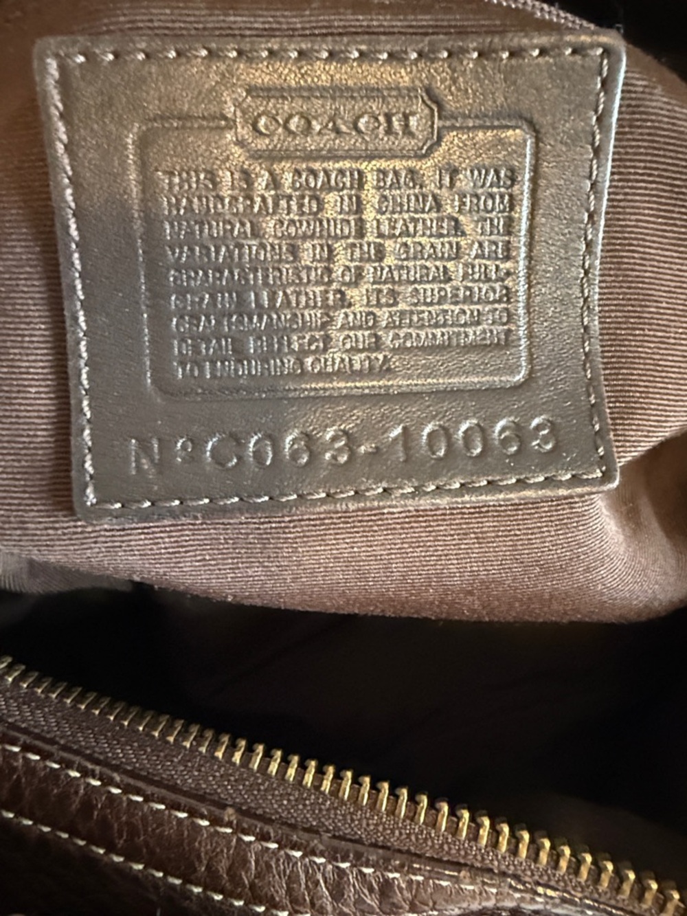 Vintage Y2K Authentic Coach SoHo Boho Studded Leather Hobo Bag - Picture 11 of 16